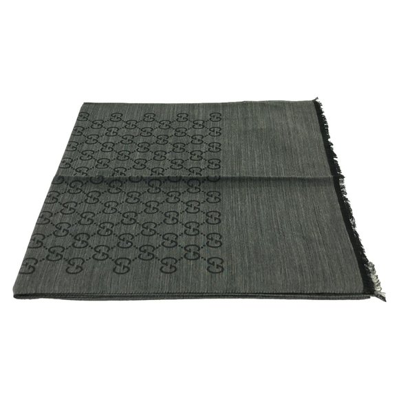 Gucci -- Grey Wool scarf - Picture 1 of 7